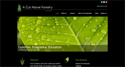 Desktop Screenshot of acutaboveforestry.com